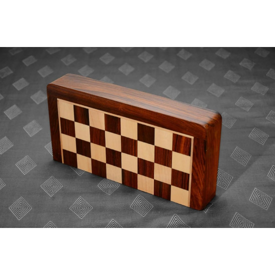 CHESS Wooden Handcrafted Foldable Magnetic Chess Board Set 