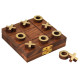 STAR CRAFT Wooden Tic Tac Toe Game Handmade 