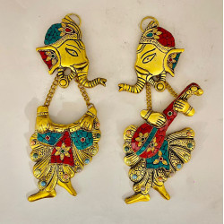       Musical  shri Ganesha  Hanging      (2 pc set) (A) 