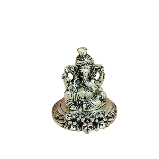 silver engraved PAGDI GANESHA SMALL  