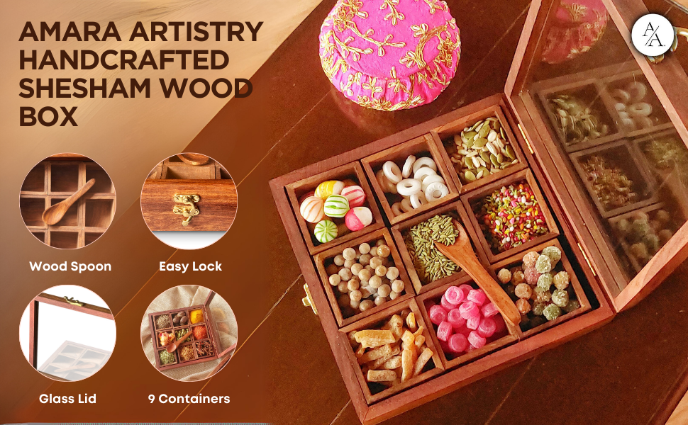 AMARA-ARTISTRY-Premium-Sheesham-Wooden-Masala-Box-for-Kitchen-Handmade-Wooden-Sp