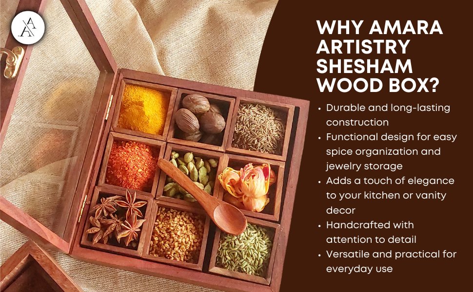 AMARA-ARTISTRY-Premium-Sheesham-Wooden-Masala-Box-for-Kitchen-Handmade-Wooden-Sp